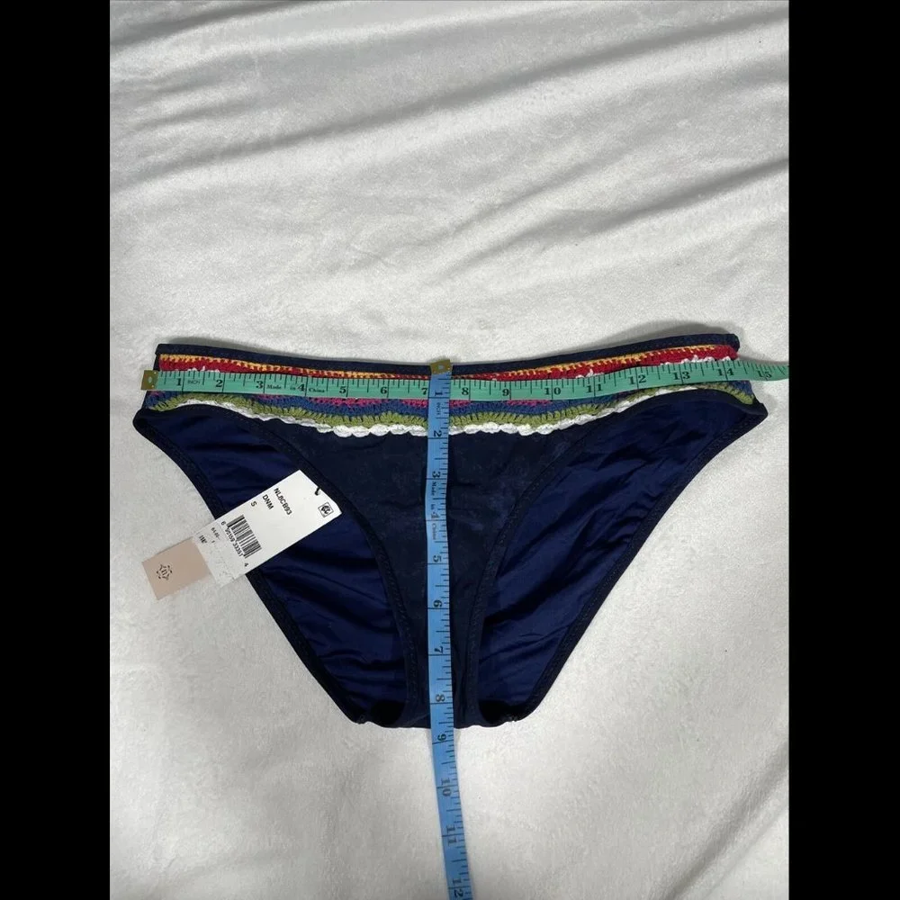 NWT‎ $84 Nanette Lepore Peace Love Charmer Bikini Bottoms [ Small ]
